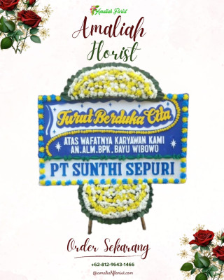Papan Bunga Duka di Duren Mekar