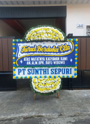 Papan Bunga Duka di Duren Mekar