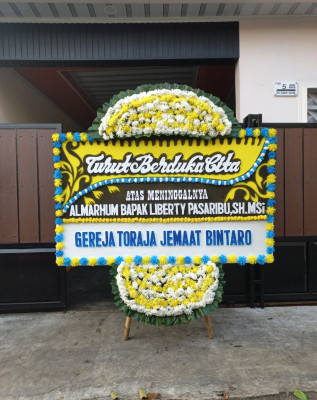 Papan Bunga Duka di Duren Mekar